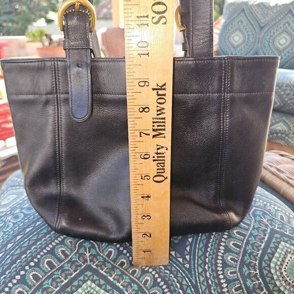 Vintage 90s Coach Classic Soho Black Leather Bag-Made in USA - Picture 16 of 16